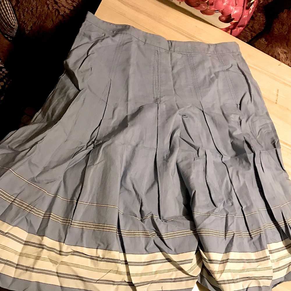 Jcrew fit and flare, pleated skirt